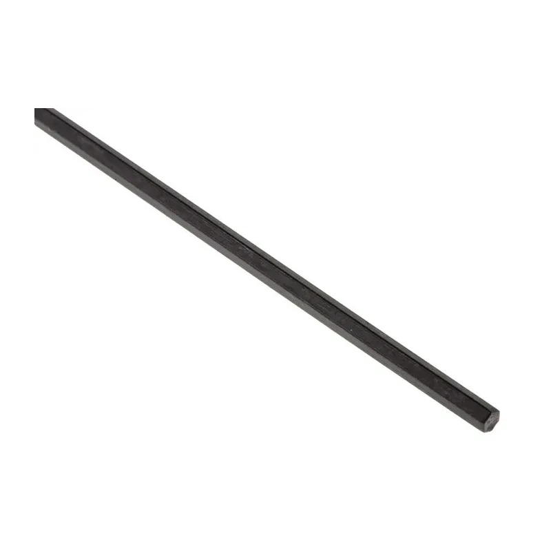 RS PRO L Metric Hex Key Set, Hex Size 2.5 mm, Long Arm, Chrome Vanadium Steel, Black Finish 734-898