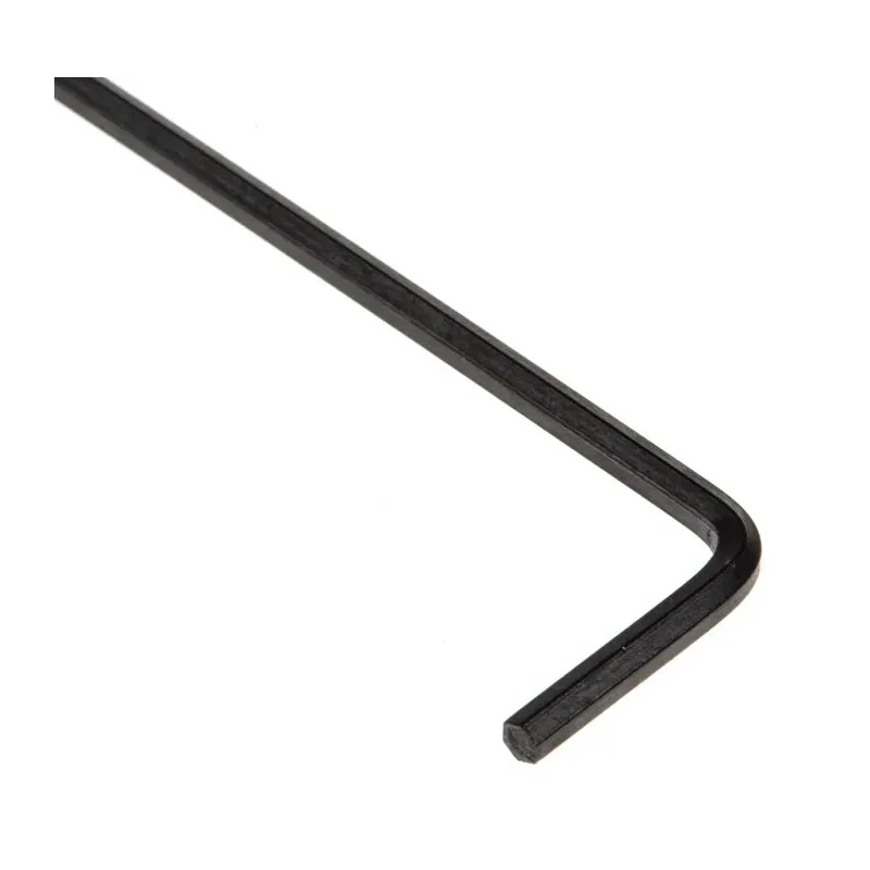 RS PRO L Metric Hex Key Set, Hex Size 2.5 mm, Long Arm, Chrome Vanadium Steel, Black Finish 734-898