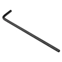 RS PRO L Metric Hex Key Set, Hex size 5 mm, Long Arm, Chrome Vanadium Steel, Black Finish 734-927