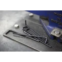 RS PRO L Metric Hex Key Set, Hex size 5 mm, Long Arm, Chrome Vanadium Steel, Black Finish 734-927