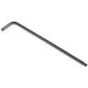 RS PRO L Metric Hex Key, Hex size 6 mm, Long Arm, Chrome Vanadium Steel Construction, Black Finish 735-116