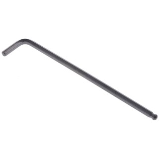RS PRO L Metric Hex Key, Hex size 6 mm, Long Arm, Chrome Vanadium Steel Construction, Black Finish 735-116
