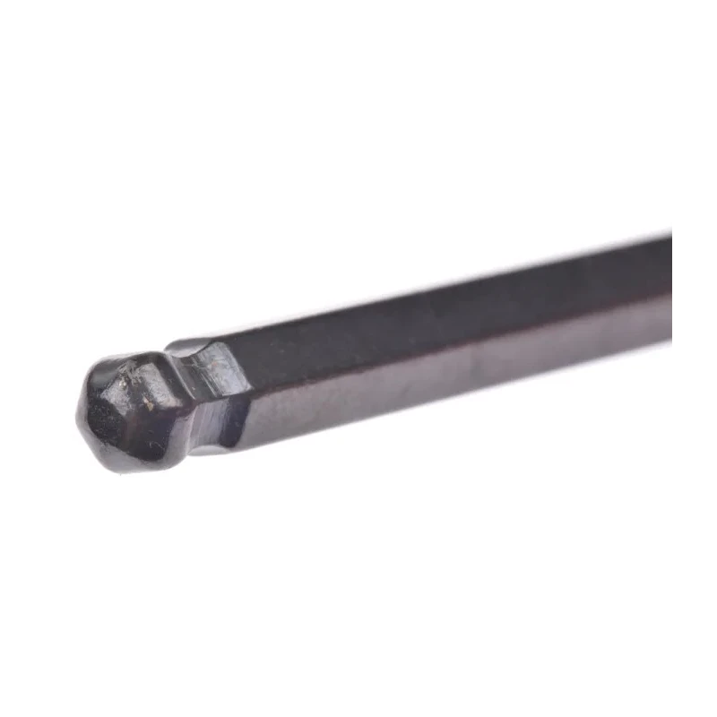 RS PRO L Metric Hex Key, Hex size 6 mm, Long Arm, Chrome Vanadium Steel Construction, Black Finish 735-116