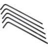 RS PRO L Metric Hex Key Set Chrome Vanadium Steel Ball End Black Finish Hex Size 4 mm Model 735-093