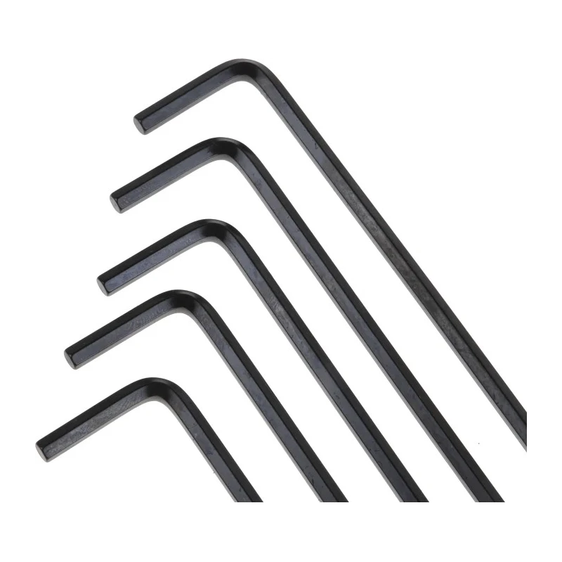 RS PRO L Metric Hex Key Set Chrome Vanadium Steel Ball End Black Finish Hex Size 4 mm Model 735-093