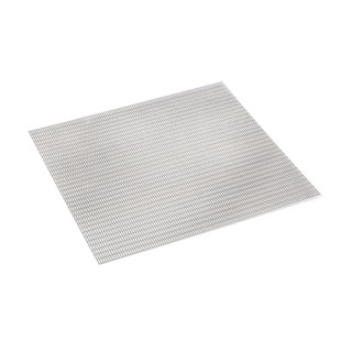 RS PRO Perforated Aluminium Metal Sheet 500 mm x 500 mm, 1.2 mm Thick Grade 3103 H14 262-6143