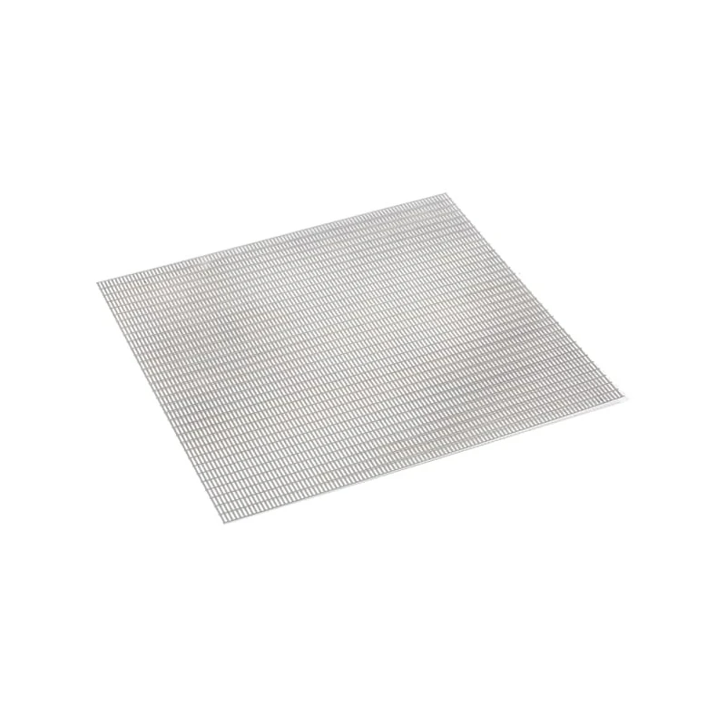 RS PRO Perforated Aluminium Metal Sheet 500 mm x 500 mm, 1.2 mm Thick Grade 3103 H14 262-6143