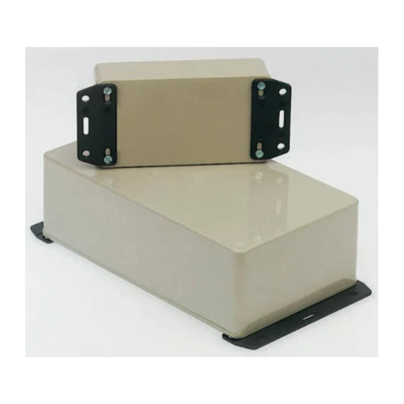 Hammond ABS Wall Bracket Mounting Accessory 25 mm x 25 mm x 0.1 in for 1591 E Series 1591F3BK-2