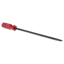 RS PRO Slotted Standard Screwdriver 8 mm Tip, 300 mm Blade, Cellulose Acetate Handle, Chrome Vanadium Steel Blade 736-131
