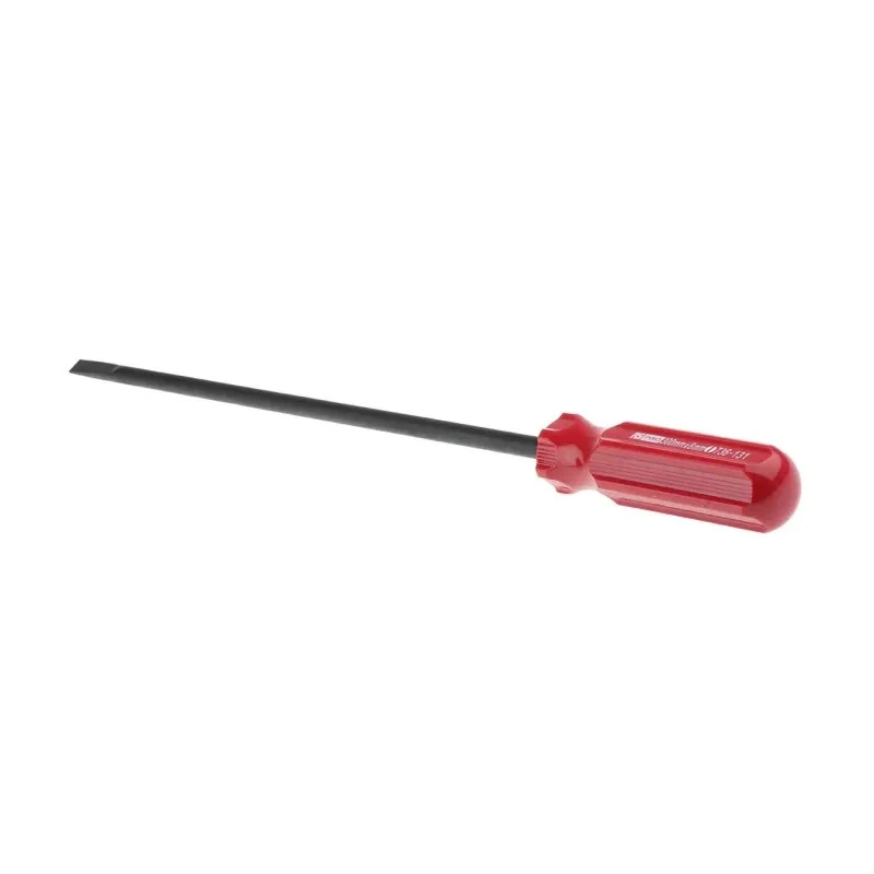 RS PRO Slotted Standard Screwdriver 8 mm Tip, 300 mm Blade, Cellulose Acetate Handle, Chrome Vanadium Steel Blade 736-131