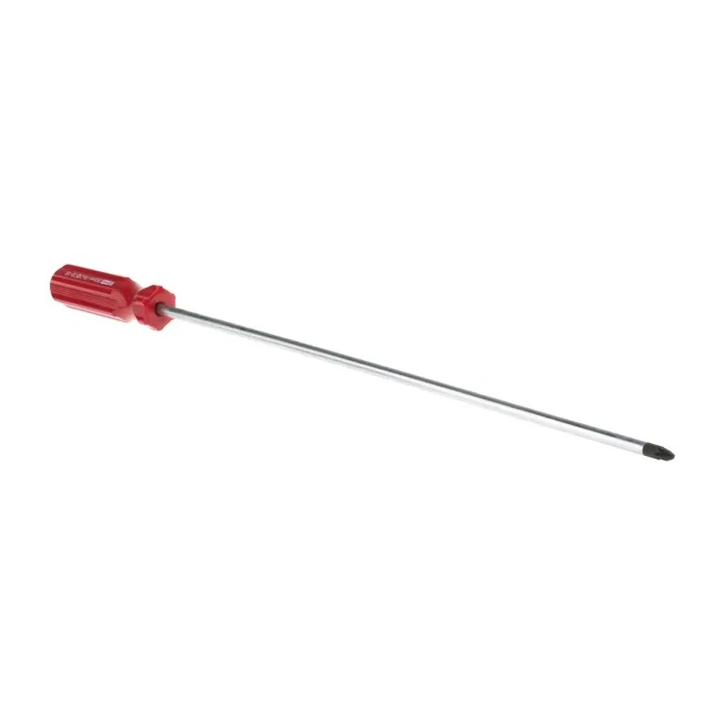 RS PRO Pozidriv Screwdriver PZ2 Tip 350 mm Blade Cellulose Acetate Handle Chrome Vanadium Steel Blade 736-169