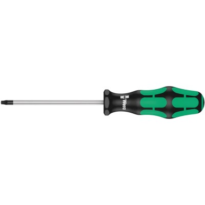 Wera Standard Torx & Torx Plus Screwdriver T20 Tip, 100 mm Blade, 198 mm Overall 05138262001