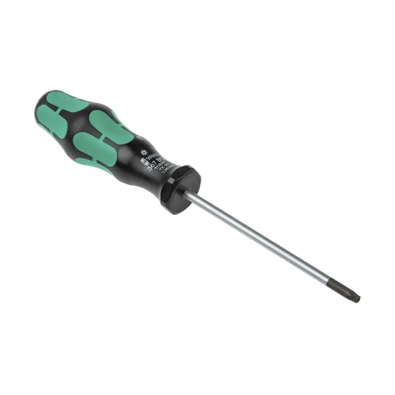 Wera Standard Torx & Torx Plus Screwdriver T20 Tip, 100 mm Blade, 198 mm Overall 05138262001