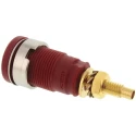 Hirschmann Test & Measurement Red Female Banana Socket 4 mm Connector 1000 V AC/DC 32A Solder Termination 972354101