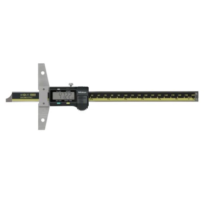 Mitutoyo 200 mm Imperial & Metric Depth Gauge Stainless Steel Micro Lapped Finish 571-212-30