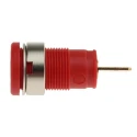 Hirschmann Test & Measurement Red Female Banana Socket 4 mm Connector Tab Termination 1000 V AC/DC 32A Gold 972356101