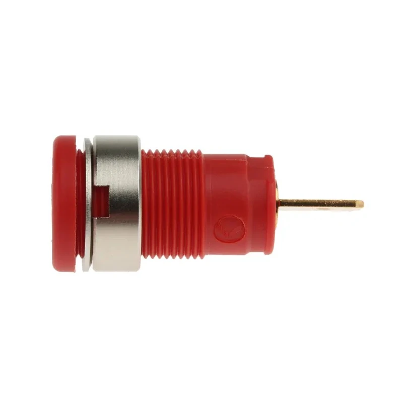 Hirschmann Test & Measurement Red Female Banana Socket 4 mm Connector Tab Termination 1000 V AC/DC 32A Gold 972356101