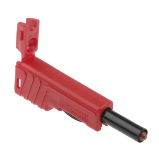 RS PRO Red Male Banana Plug 4 mm Connector Screw Termination 60V dc 30A Nickel Plating 932153101-