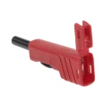 RS PRO Red Male Banana Plug 4 mm Connector Screw Termination 60V dc 30A Nickel Plating 932153101-