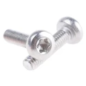 RS PRO Pan Head Stainless Steel Hexalobular Recess Machine Screw M3 12 mm 262-5853
