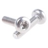 RS PRO Pan Head Stainless Steel Hexalobular Recess Machine Screw M3 12 mm 262-5853