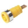 Hirschmann Test & Measurement Yellow Female Banana Socket, 4 mm Connector, Tab Termination, 1000 V AC/DC, 32A 972356103