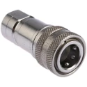 Parker Stainless Steel Hydraulic Quick Connect Coupling Female G 1/4 in, 35 Mpa SH2-62-BSPP
