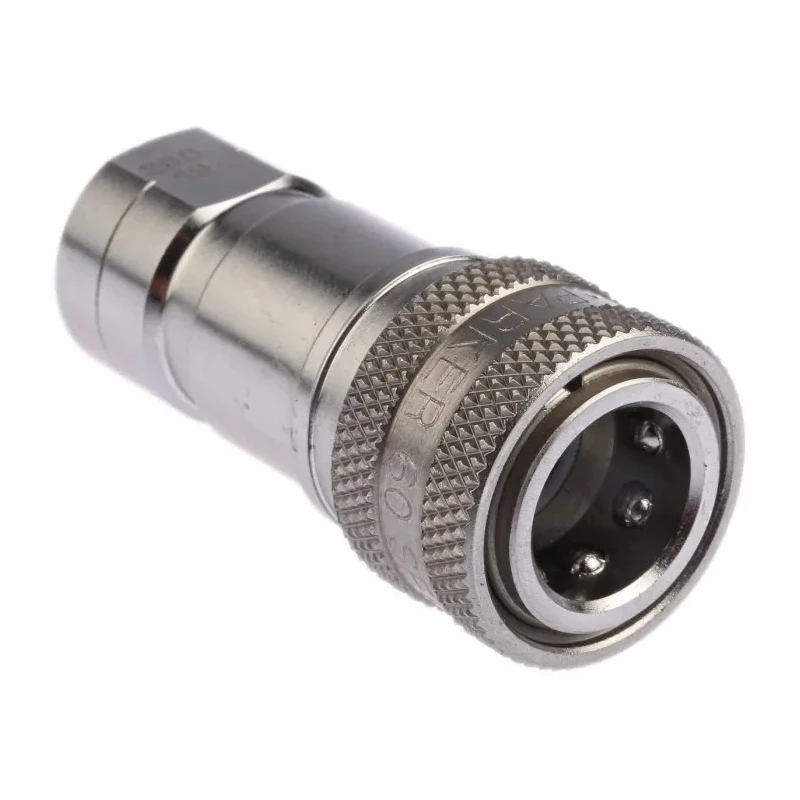 Parker Stainless Steel Hydraulic Quick Connect Coupling Female G 1/4 in, 35 Mpa SH2-62-BSPP