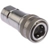 Parker Stainless Steel Hydraulic Quick Connect Coupling Female G 1/4 in, 35 Mpa SH2-62-BSPP
