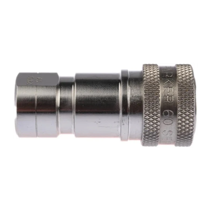Parker Stainless Steel Hydraulic Quick Connect Coupling Female G 1/4 in, 35 Mpa SH2-62-BSPP