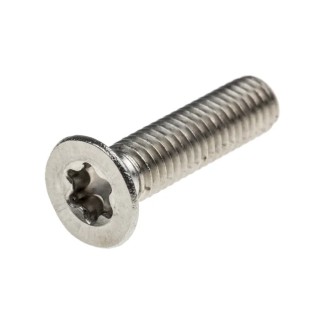 RS PRO Hexalobular Recess Countersunk Stainless Steel Machine Screw M6 x 25 mm 262-5831