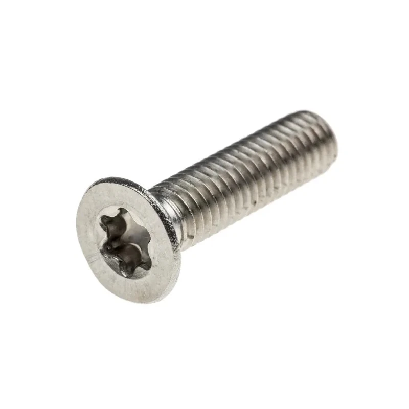 RS PRO Hexalobular Recess Countersunk Stainless Steel Machine Screw M6 x 25 mm 262-5831
