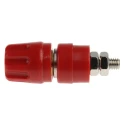 Hirschmann Test & Measurement Red 35A Test Connector with Brass Contacts Nickel Plated 2mm Hole Diameter 930103101