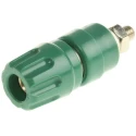 Hirschmann Test & Measurement Green 35A Test Connector with Brass Contacts Nickel Plated 2 mm Hole Diameter 930103104