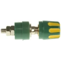Hirschmann Test & Measurement 27 mm Test Terminal Green Yellow Brass Contacts Nickel Plated 35A 60V dc 930103188