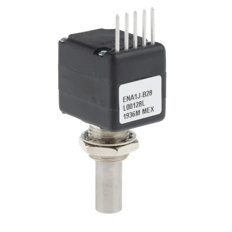 Bourns 5V DC 128 PPR Pulse Optical Incremental Encoder with 6.35 mm Round Shaft, Bracket Mount ENA1J-B28-L00128L
