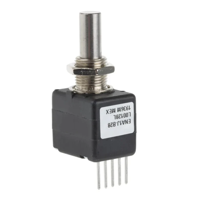 Bourns 5V DC 128 PPR Pulse Optical Incremental Encoder with 6.35 mm Round Shaft, Bracket Mount ENA1J-B28-L00128L