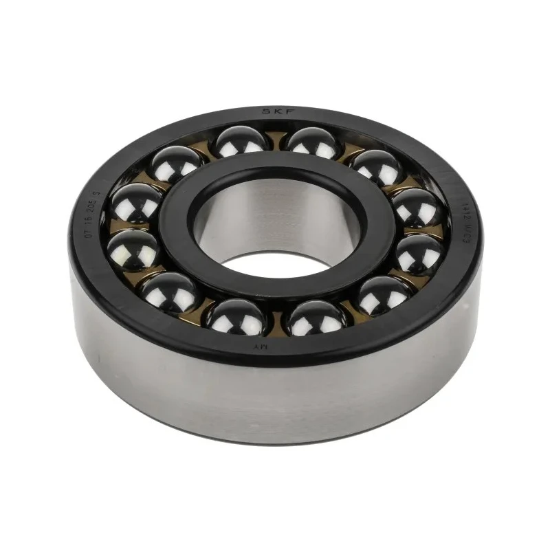 SKF Self-Aligning 2 Row Ball Bearing 60 mm Inside Diameter, 150 mm Outside Diameter, Machined Metal Cage, Steel 1412 M/C3