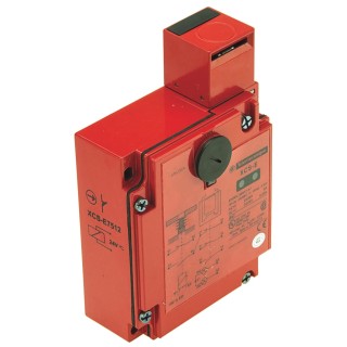 Telemecanique Sensors Solenoid Interlock Switch with Power to Lock Actuator 24V AC/DC Metal Housing IP67 XCSE7512