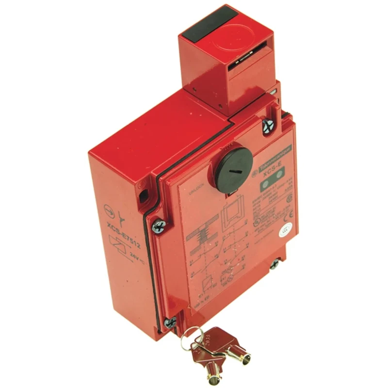 Telemecanique Sensors Solenoid Interlock Switch with Power to Lock Actuator 24V AC/DC Metal Housing IP67 XCSE7512