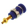 Hirschmann Test & Measurement Blue Female Banana Socket 4 mm Connector 1000 V ac/dc 32A Solder Termination 972354102