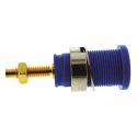 Hirschmann Test & Measurement Blue Female Banana Socket 4 mm Connector 1000 V ac/dc 32A Solder Termination 972354102