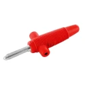 Hirschmann Test & Measurement Red Male Banana Plug 4 mm Connector Solder Termination 60V dc 30A Nickel Plating 931667101