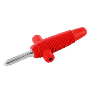 Hirschmann Test & Measurement Red Male Banana Plug 4 mm Connector Solder Termination 60V dc 30A Nickel Plating 931667101