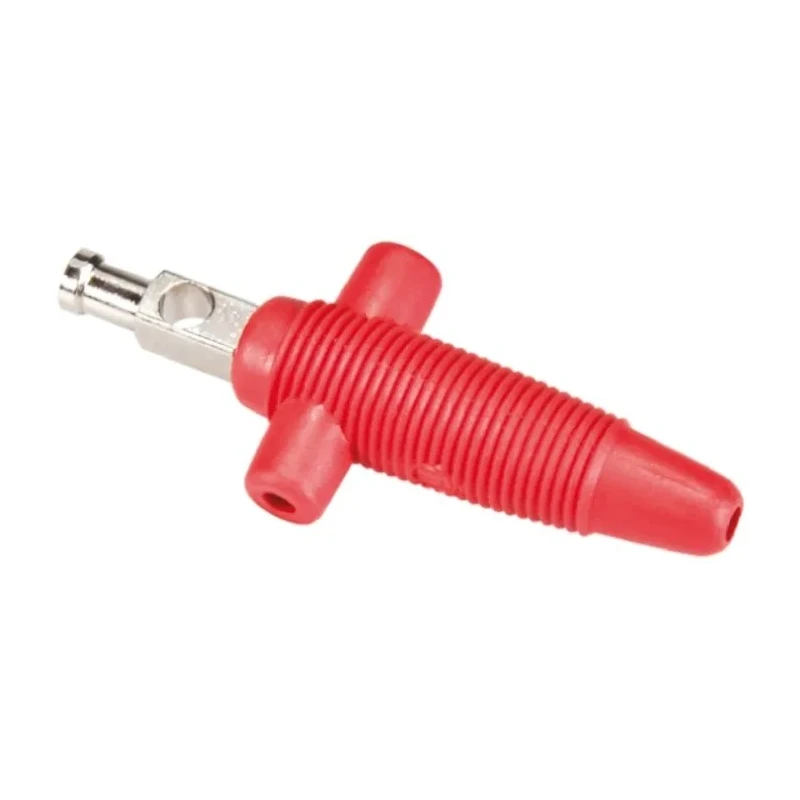 Hirschmann Test & Measurement Red Male Banana Plug 4 mm Connector Solder Termination 60V dc 30A Nickel Plating 931667101