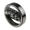 SKF Self-Aligning 2 Row Ball Bearing 75 mm Inside Diameter 160 mm Outside Diameter Sheet Metal Cage Steel Balls 1315 K/C3