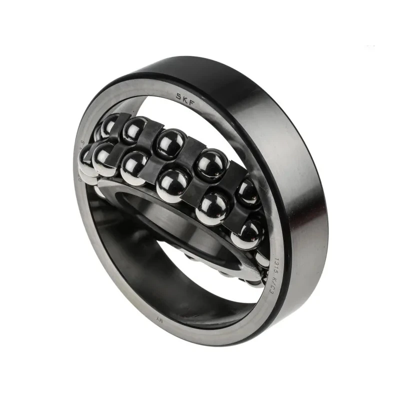 SKF Self-Aligning 2 Row Ball Bearing 75 mm Inside Diameter 160 mm Outside Diameter Sheet Metal Cage Steel Balls 1315 K/C3