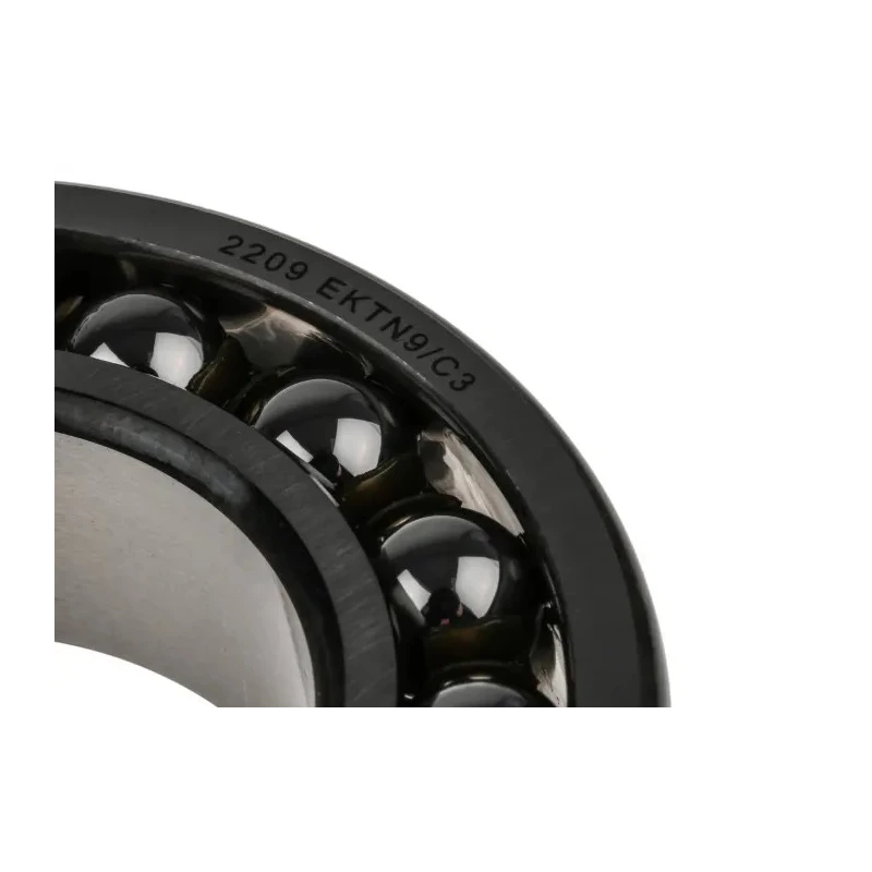 SKF Self-Aligning Ball Bearing 45 mm Inside Diameter 85 mm Outside Diameter 2 Row Non-Metallic Cage Open End 2209 EKTN9/C3
