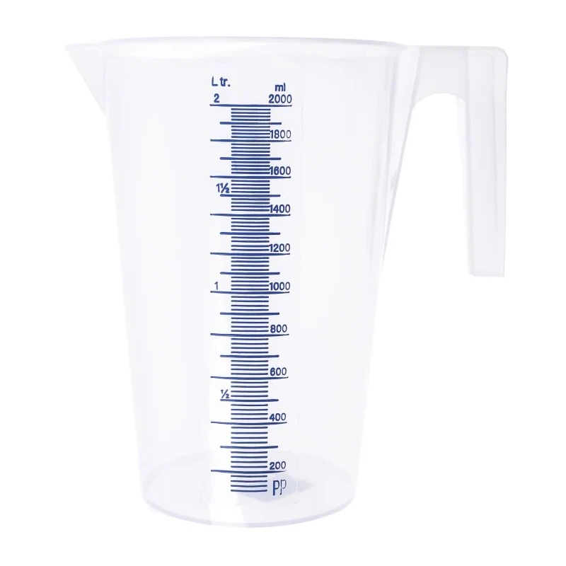 RS PRO Polypropylene 2L Laboratory Beaker with Graduated Measuring Scale 190mm Height United Kingdom 263-2564