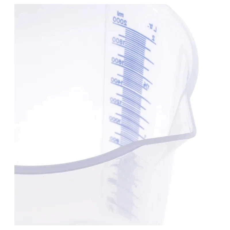 RS PRO Polypropylene 2L Laboratory Beaker with Graduated Measuring Scale 190mm Height United Kingdom 263-2564